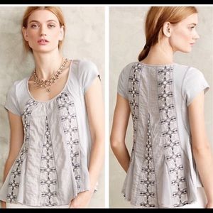 Gray Anthropologie top